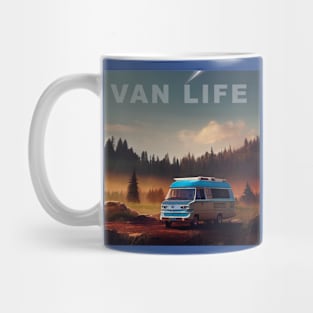 Van Life Camper RV Outdoors in Nature Mug